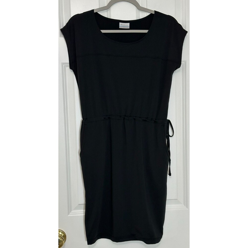 Columbia Cold Bay II Dress Size S Black Drawcord Omni Wick UPF 30‎ Protection